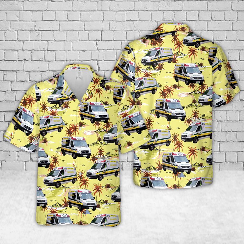Canada Prince Edward Island EMS Hawaiian Shirt