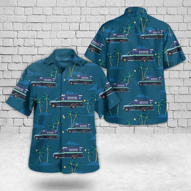 Matawan, New Jersey, Bayshore EMS Hawaiian Shirt