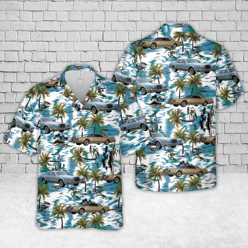 1978 Lincoln Mark V Diamond Jubilee Hawaiian Shirt