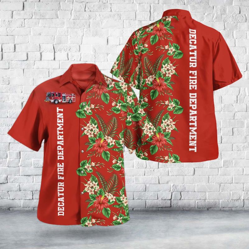 Decatur, Illinois, Decatur Fire Department Hawaiian Shirt