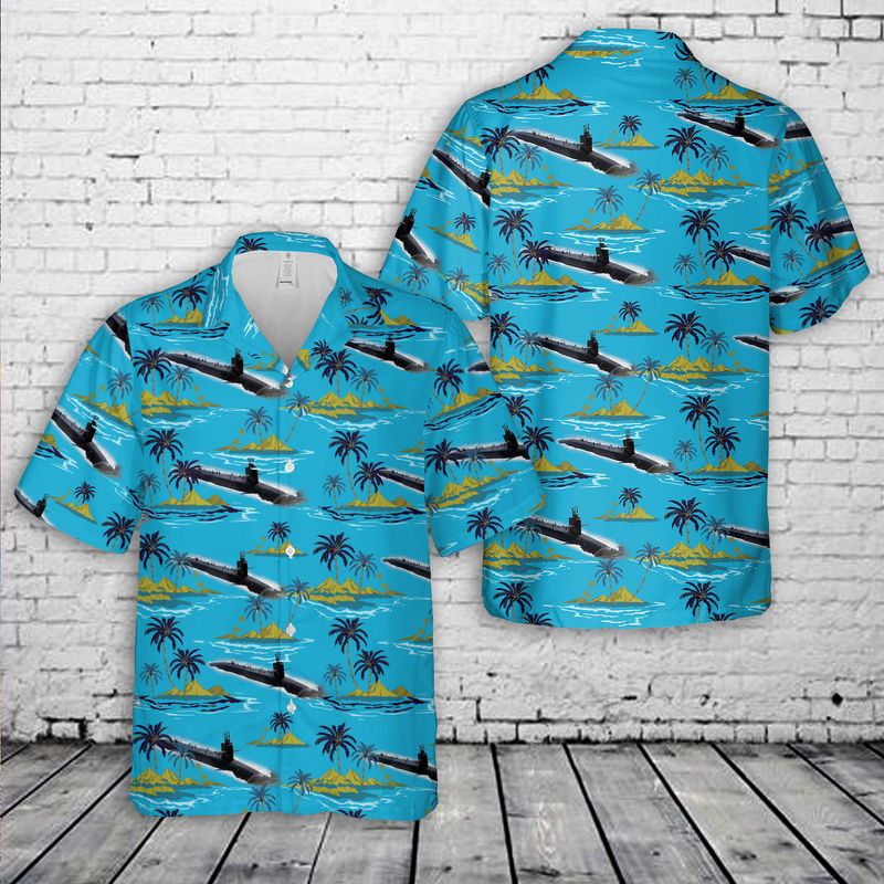 US Navy USS Florida (SSGN-728) Hawaiian Shirt