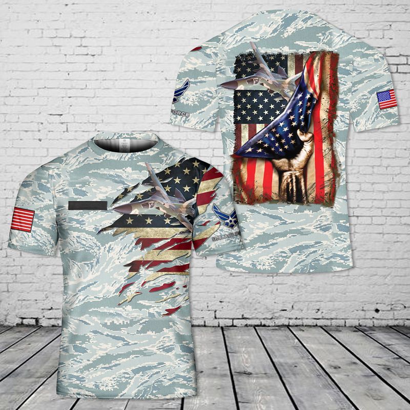 US Air Force General Dynamics F-111 Aardvark 3D T-Shirt