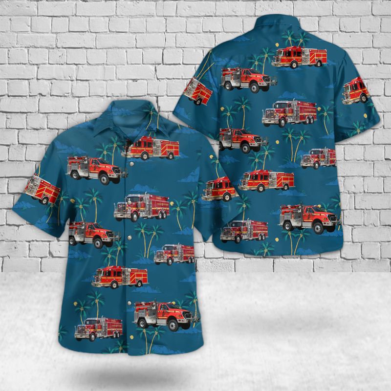 Nanjemoy Charles County Maryland Nanjemoy Volunteer Fire Department Hawaiian Shirt