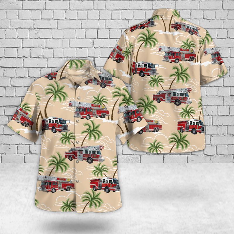 Asheville Buncombe County North Carolina Asheville Fire Department Hawaiian Shirt