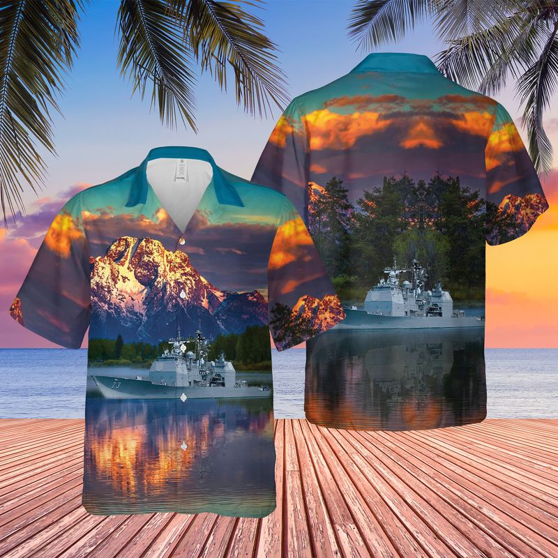 US Navy USS Port Royal Hawaiian Shirt