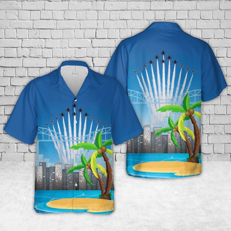 US Navy Blue Angels Hawaiian Shirt