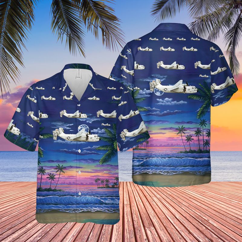 US Navy Grumman C-2A Greyhound Of VRC-50 Hawaiian Shirt