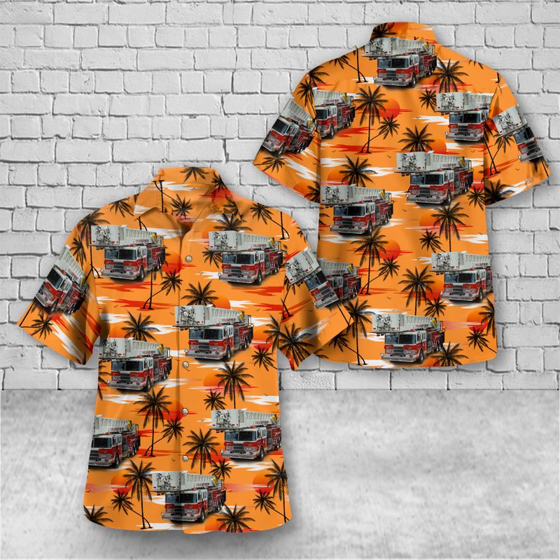 Poplar Bluff Fire Department Missouri Hawaiian Shirt