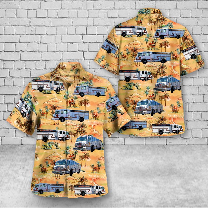 Westminster Fire Department Hawaiian Shirt