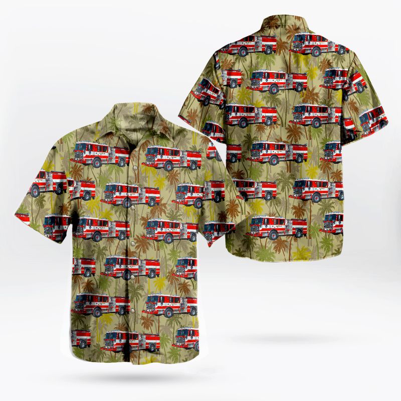 Hyattsville Volunteer Fire Department Hawaiian Shirt