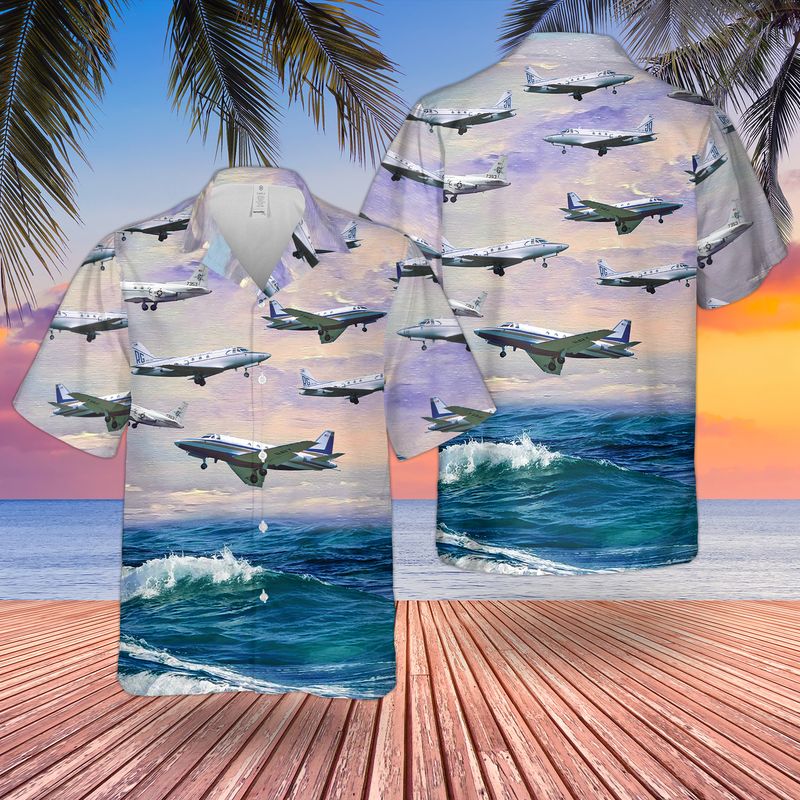 US Navy North American Sabreliner CT-39 VRC-50 Hawaiian Shirt