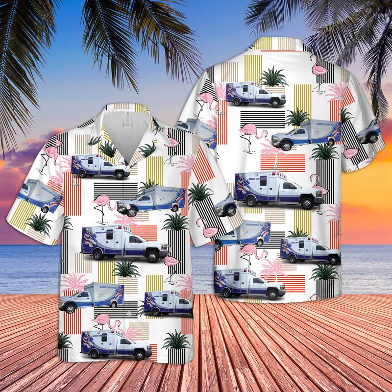 Kentucky Hardin County EMS Hawaiian Shirt