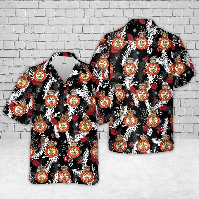 Canadian Army Princess Patricia's Canadian Light Infantry Christmas Hawaiian Shirt