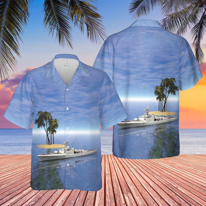 Royal Canadian Navy HMCS Mackenzie (DDE 261) Hawaiian Shirt