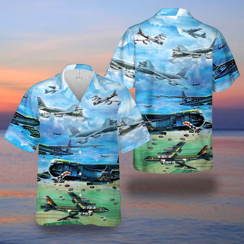 US Army Boeing B-52 Stratofortress Hawaiian Shirt