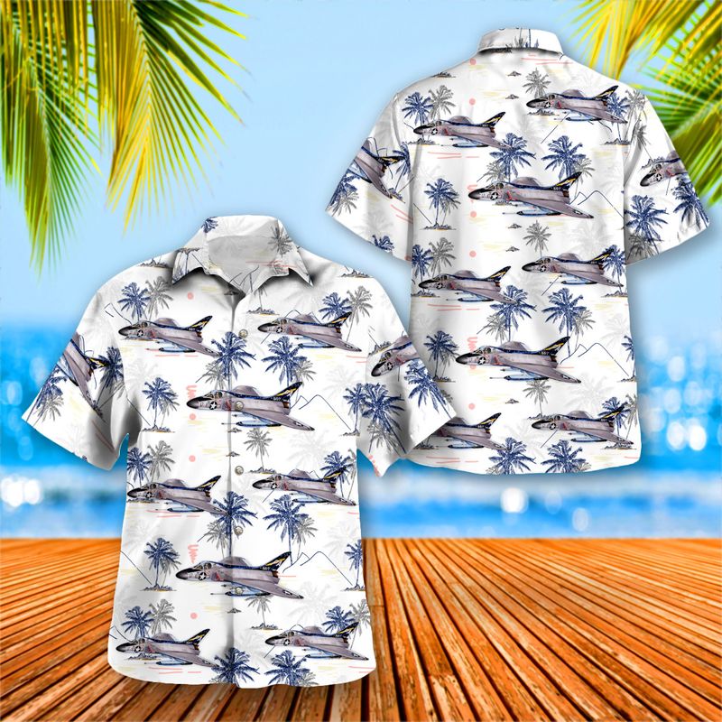 US Navy Douglas F4D-1 Skyray Hawaiian Shirt