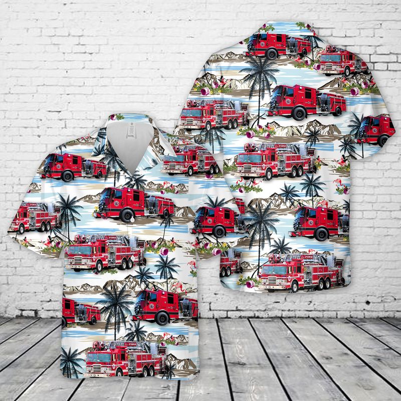 US Texas Killeen Fire Department Hawaiian Shirt