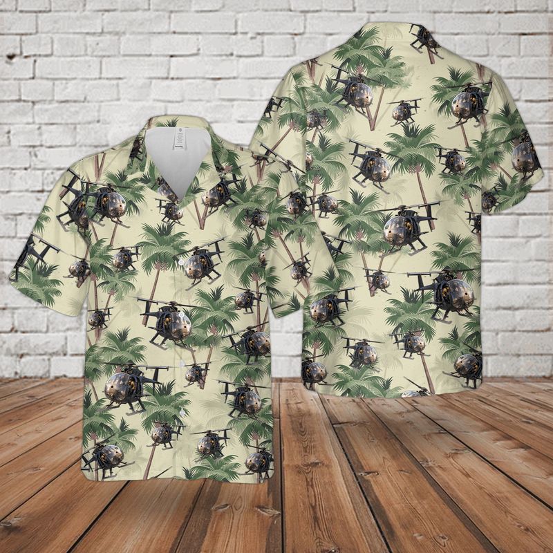 US Army Boeing MH-6M Little Bird Hawaiian Shirt