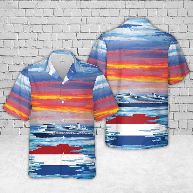 Holland America Line Cruiseship MS Nieuw Statendam Hawaiian Shirt