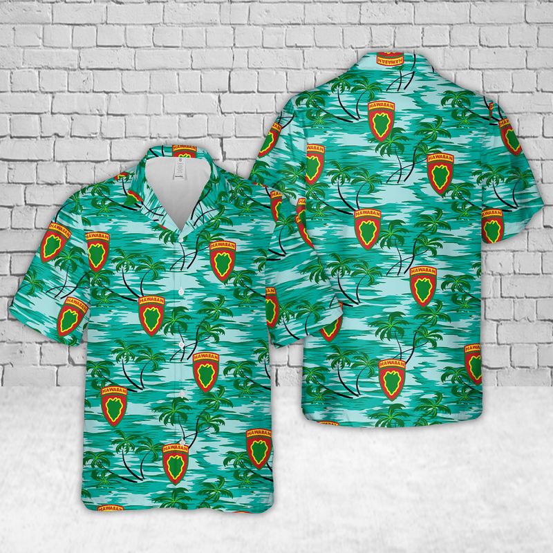 US Army Hawaiian Division Hawaiian Shirt