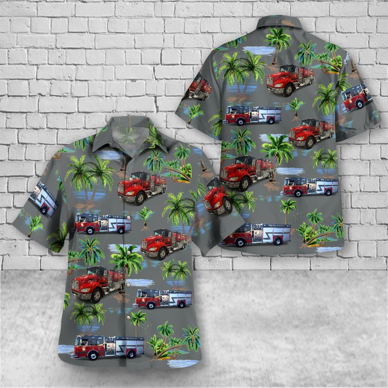 Gray Volunteer Fire Department, Gray, Tennessee Hawaiian Shirt