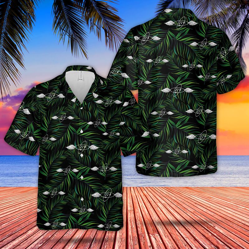 US Navy Aviation Electronics Technician Hawaiian Shirt