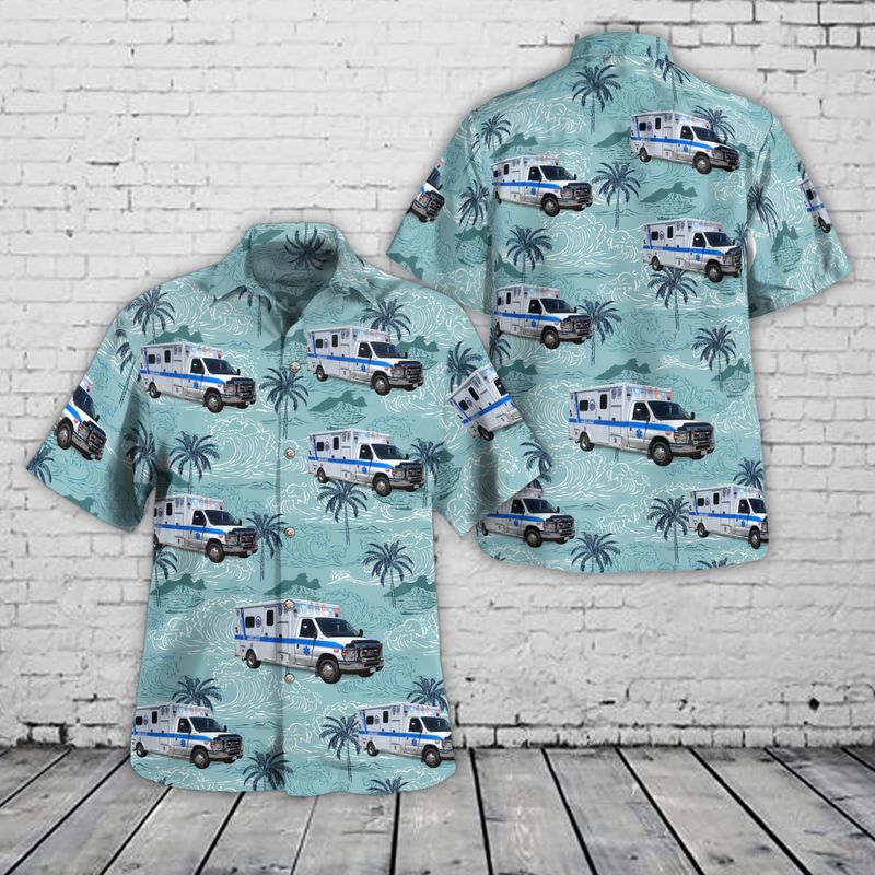 Cripple Creek, Colorado, Southwest Teller County EMS Hawaiian Shirt