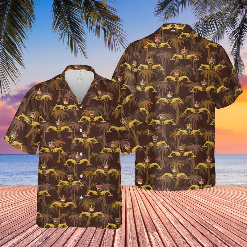 Royal Navy Dolphins Badge Hawaiian Shirt