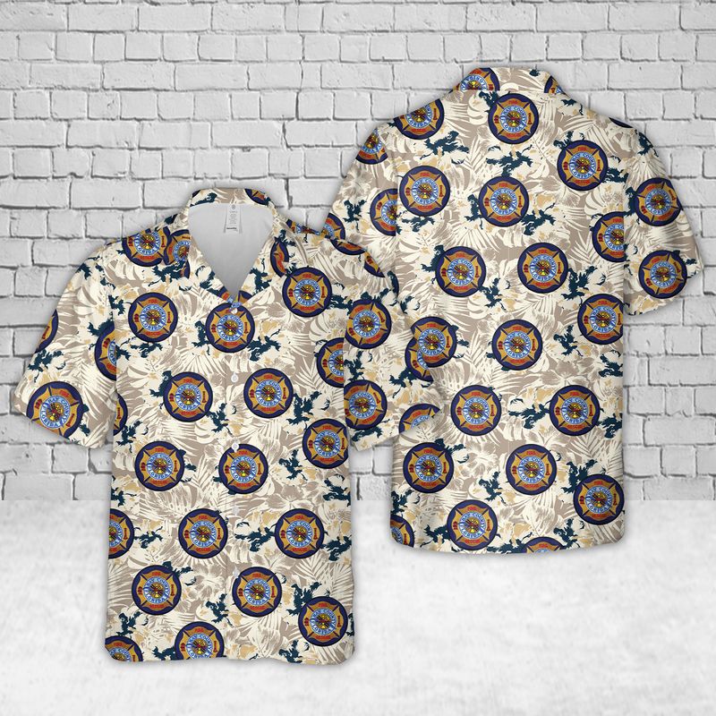 Bay County Fire Rescue Hawaiian Shirt