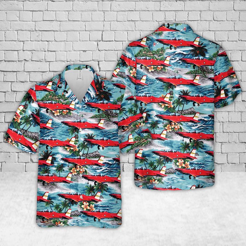 Royal Australian Air Force Pilatus PC-21 Hawaiian Shirt