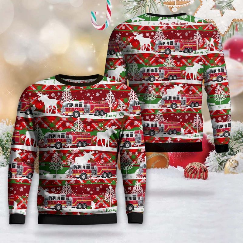 Hamptonville, North Carolina, West Yadkin Fire Department AOP Sweater