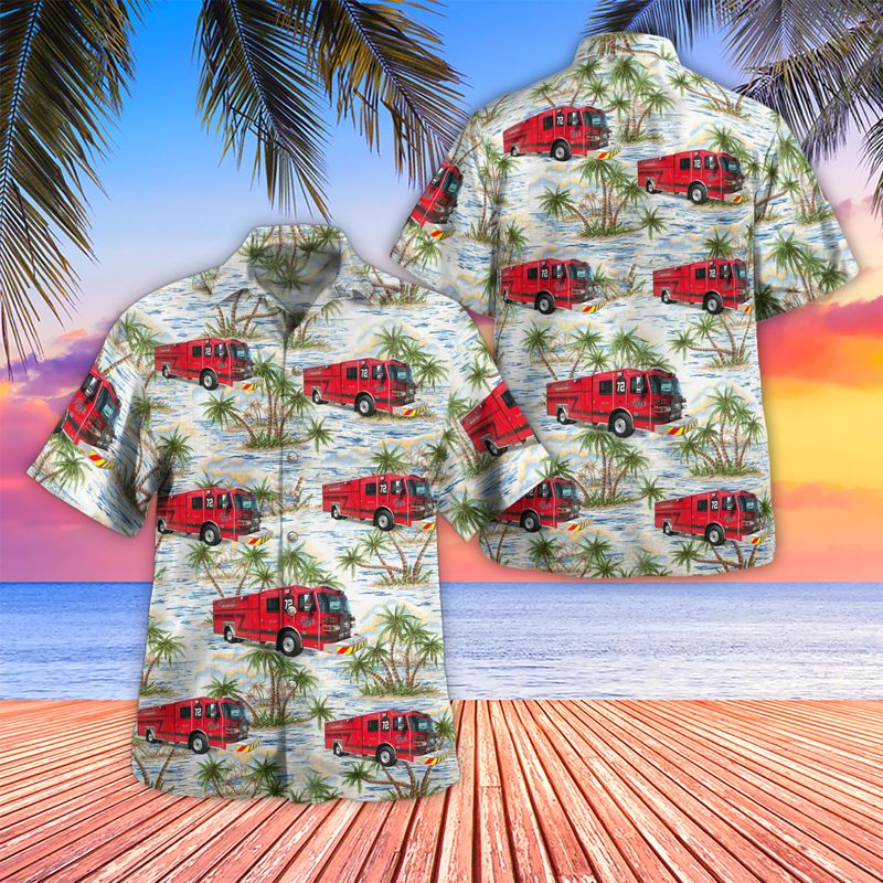 Staley Volunteer Fire Department NC Hawaiian Shirt
