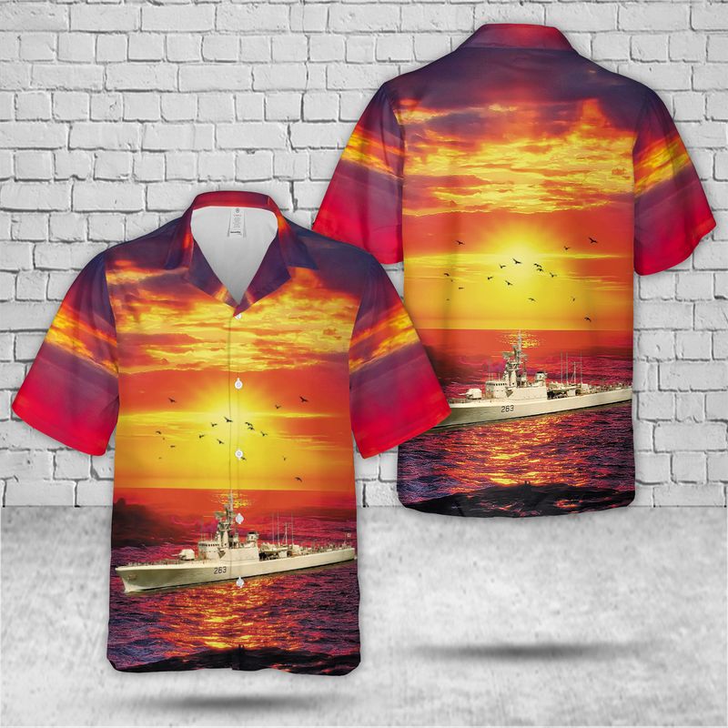 Royal Canadian Navy HMCS Yukon (DDE 263) Hawaiian Shirt