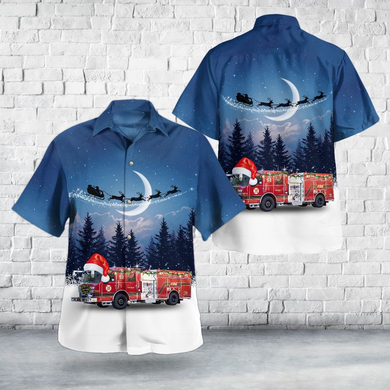 Safety Harbor, Florida, Safety Harbor Fire Department Christmas Hawaiian Shirt