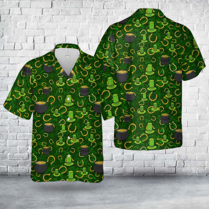 Irish St Patrick's Day Hawaiian Shirt