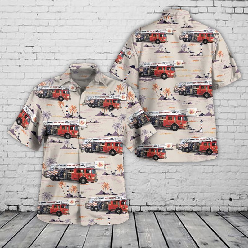 Hope Volunteer Fire Department Indiana Hawaiian Shirt