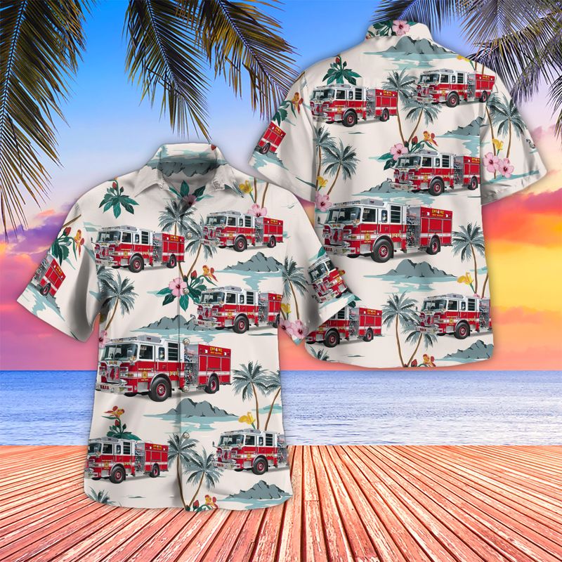 West Milford, Passaic County, New Jersey, West Milford #4 Fire Department Hawaiian Shirt