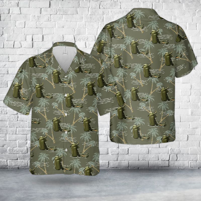 British Army LLP Mk 1 Low Level Parachute Hawaiian Shirt
