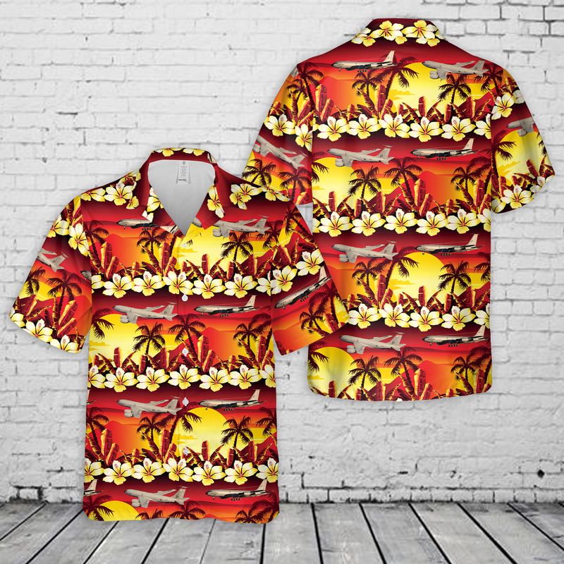 US Air Force Boeing KC-135 Stratotanker Hawaiian Shirt
