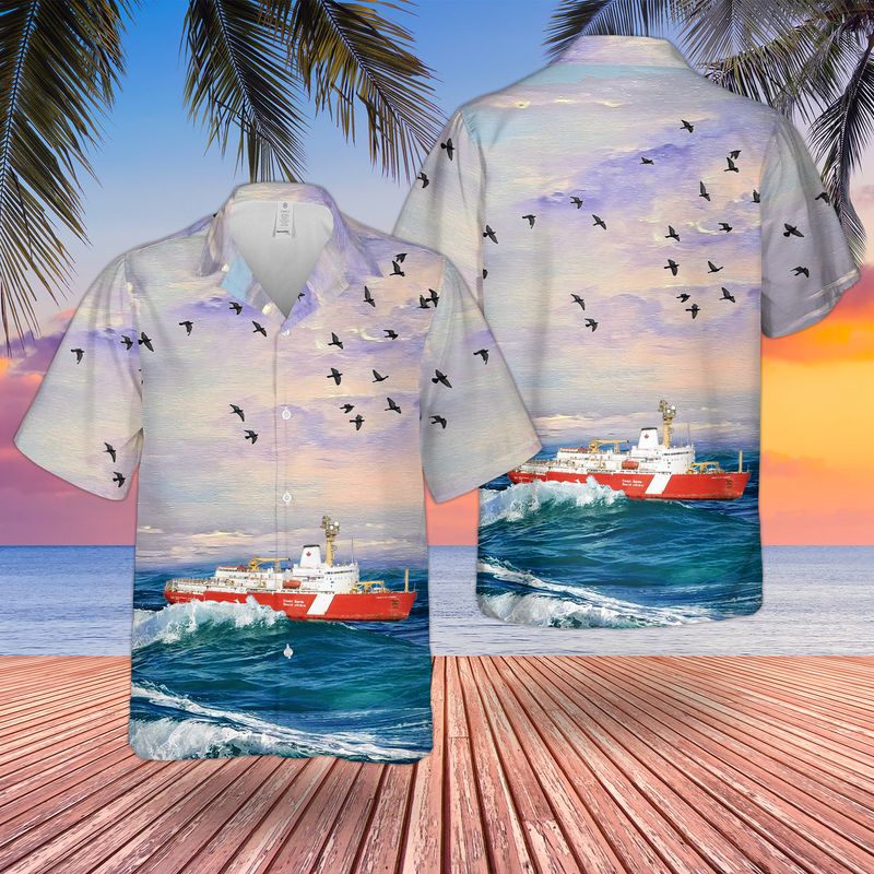 Canadian Coast Guard CCGS Louis S. St-Laurent Heavy icebreaker Hawaiian Shirt