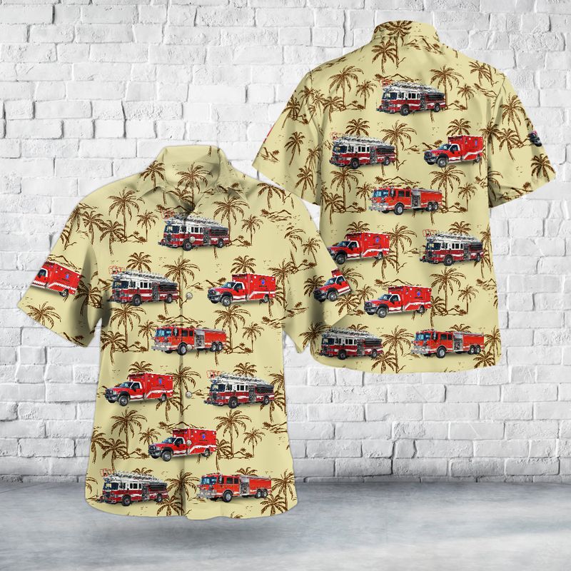 Harpers Ferry, West Virginia, Company 7 - Bakerton Fire Department Hawaiian Shirt