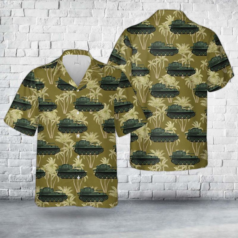 Spanish Navy CVR(T) FV101 Scorpion Hawaiian Shirt