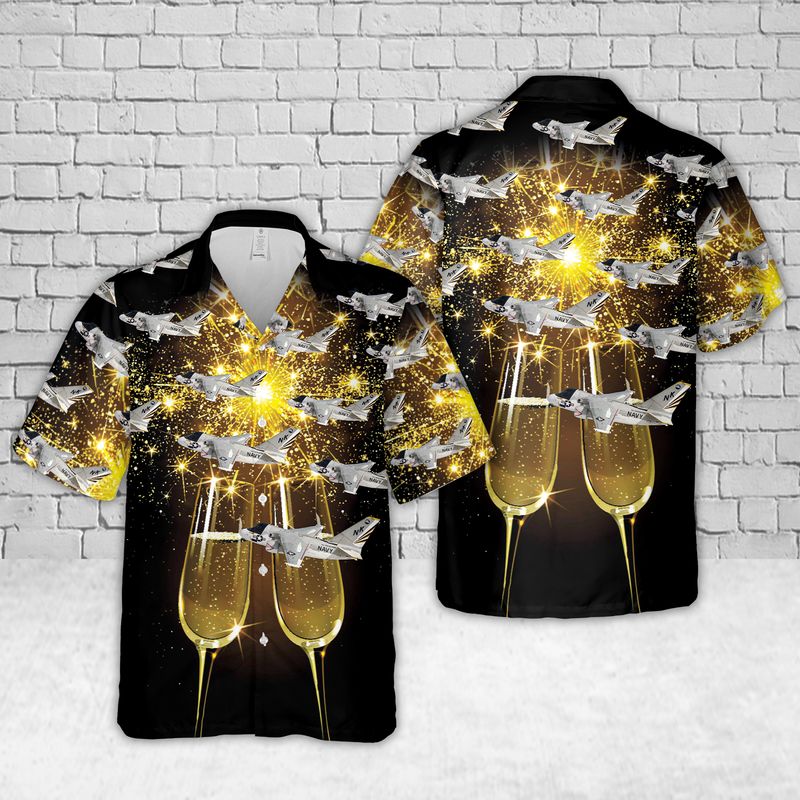 US Navy Lockheed S-3 Viking Of VS-37 Hawaiian Shirt