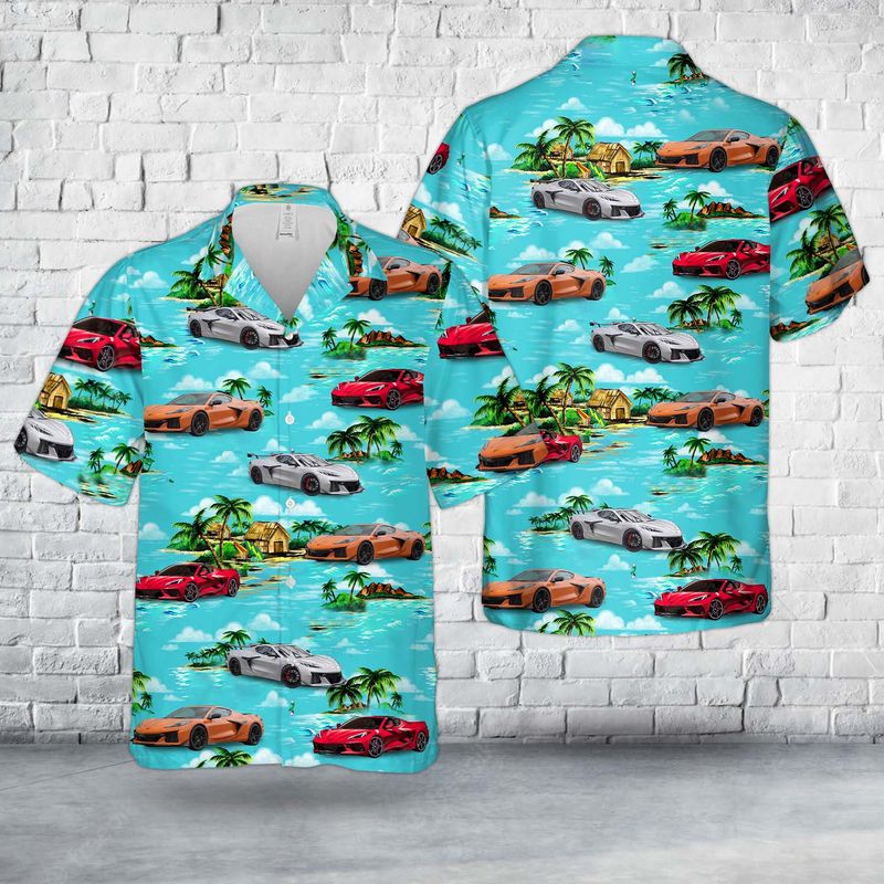 Corvette C8 Z06 2023 Hawaiian Shirt