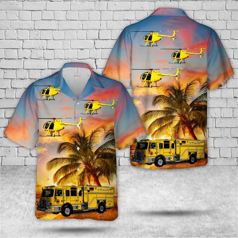 Maui County Fire Department Hawaiian Shirt
