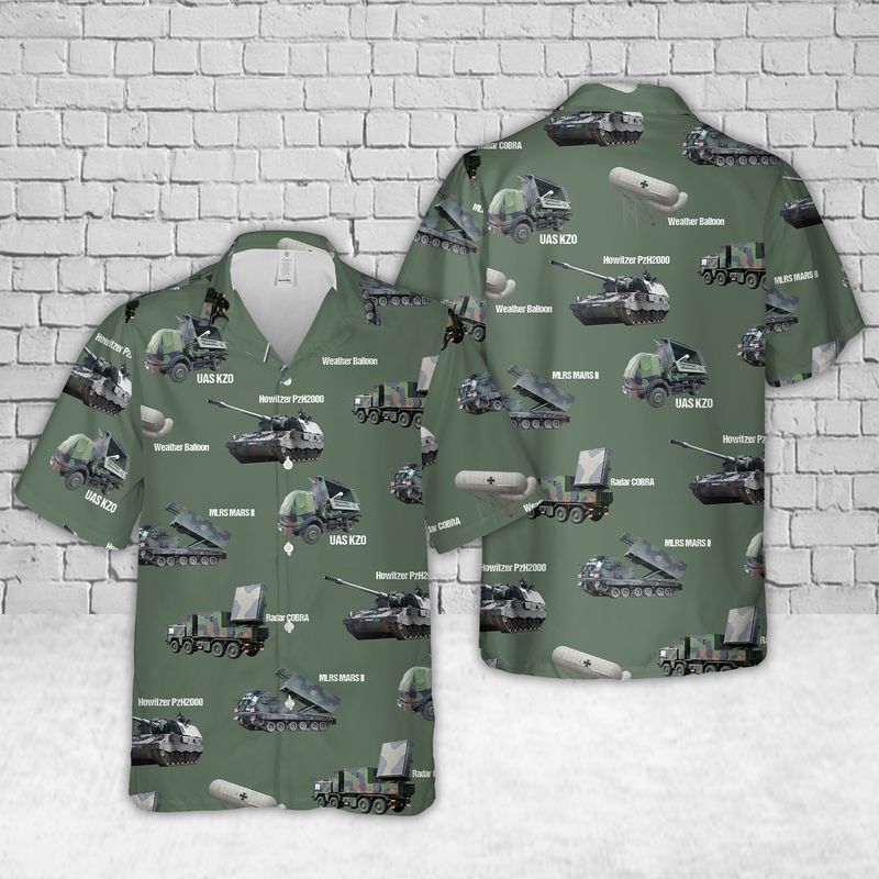 German Artillerys Hawaiian Shirt