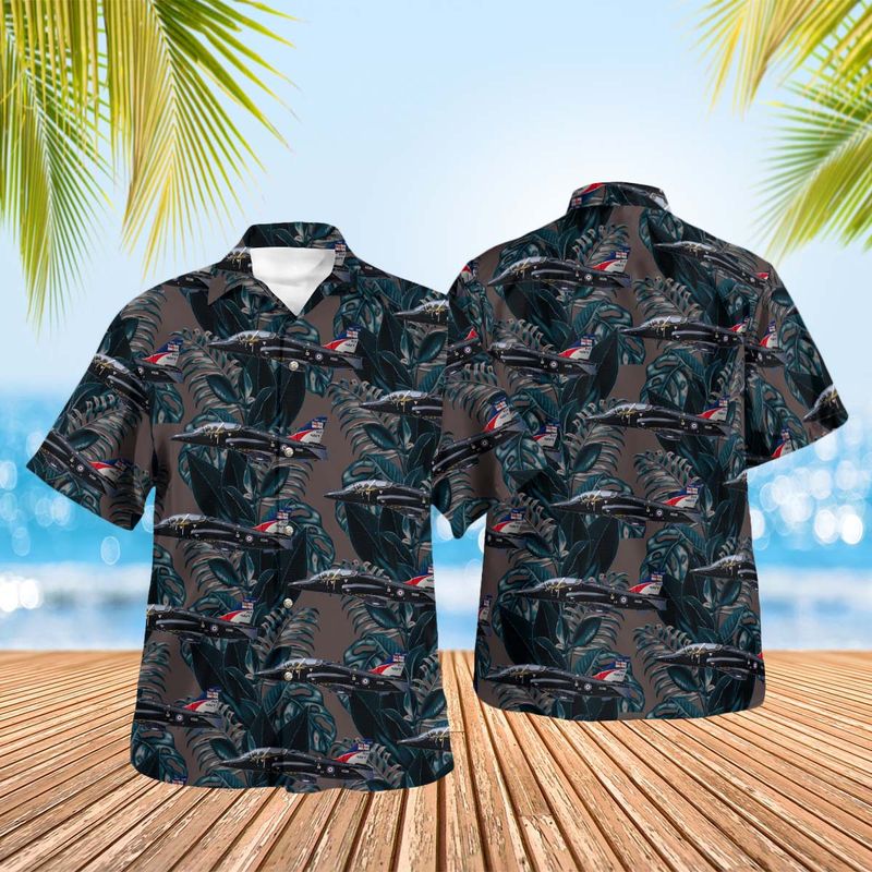 Royal Navy BAE Hawk T1 Hawaiian Shirt