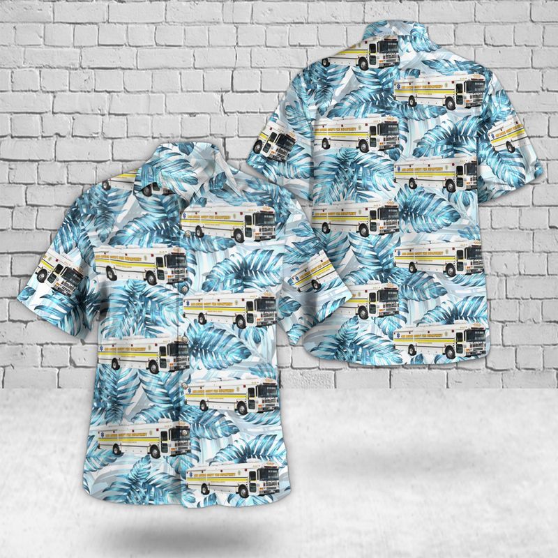Anne Arundel County, Maryland, Anne Arundel County Fire Department Medical Ambulance Bus Hawaiian Shirt
