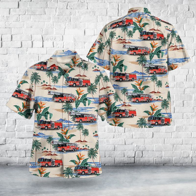 Ironia, New Jersey, Randolph Fire Department- Company 4 (Ironia) Hawaiian Shirt