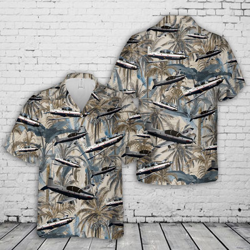 US Air Force Raytheon T-6A Texan II Hawaiian Shirt